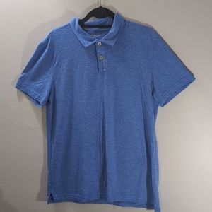 Men's Heathered Collated Polo T-shirt Tee Golf, Size L.